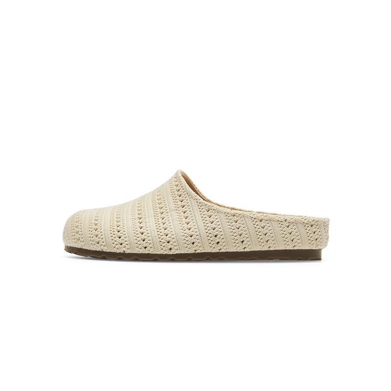Woven baotou half slippers new summer thick-bottomed casual cool slippers
