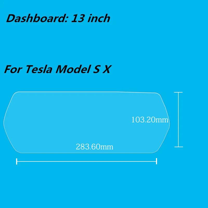 Auto-Navigations-Touchscreen Gehärtetes Glas Schutzfolie für Mittelkonsole Touchscreen Schutzfolie für Tesla Model 3 S X Zubehör