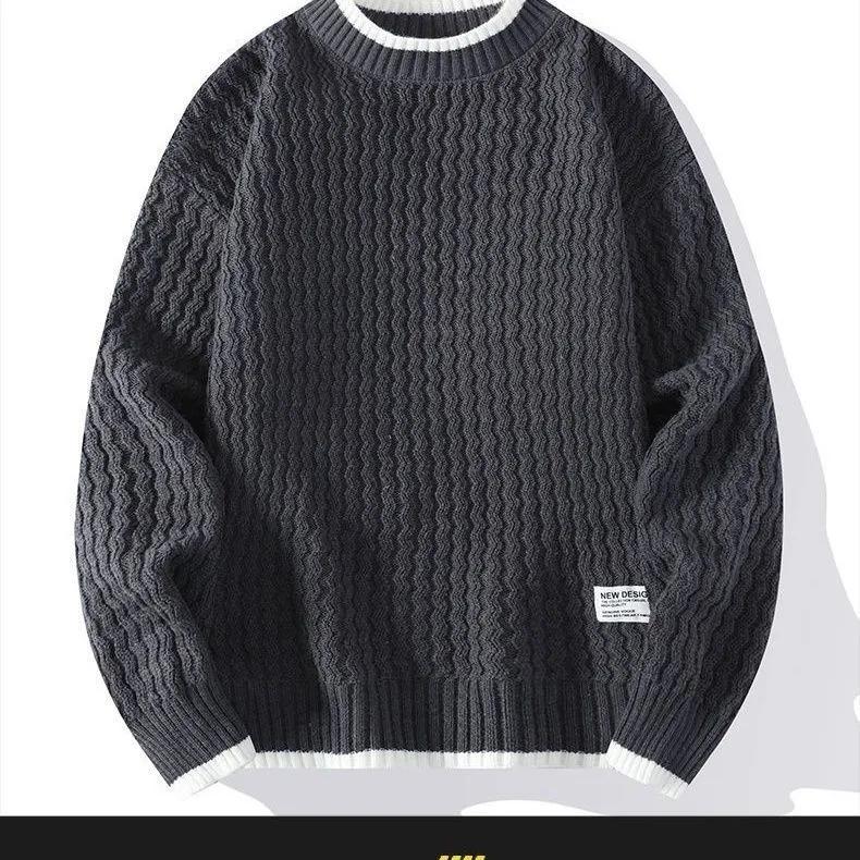 Men's High Quality Winter Knitted Sweater Style Pullover Loose and Warm Thick Street Autumn Sweater 2026 New