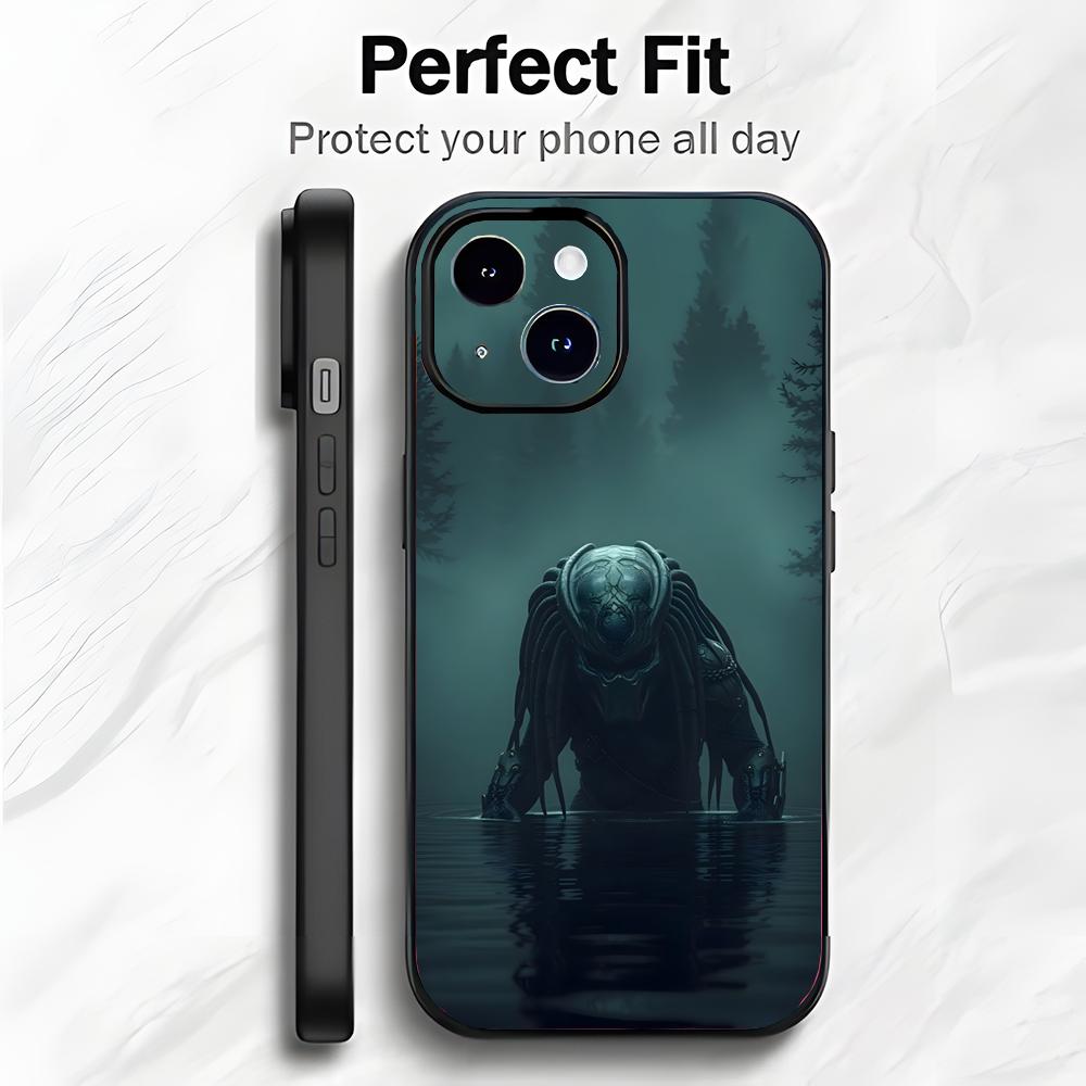 Scary Alien Movie P-Predator Phone Case Phone Case Soft Packaging Lightweight For iPhone17 16 15 14 13ProMax