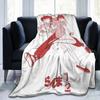 Ranma 1/2 Japanese Anime Blanket Fleece Spring/Autumn   Multifunction Lightweight Throw Blankets for Bed Bedroom Rug Piece