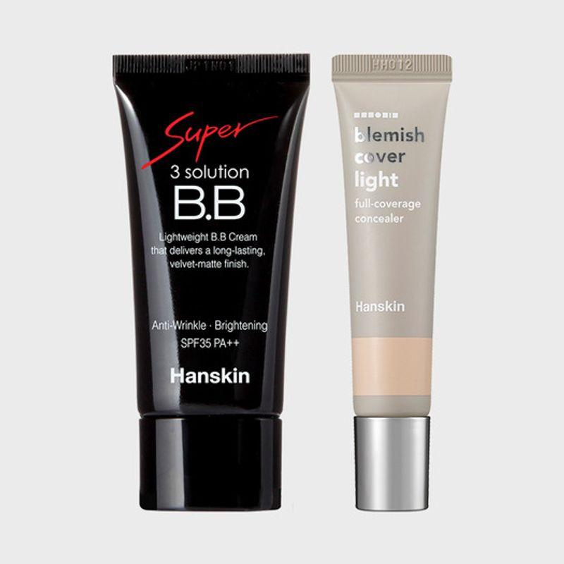 HANSKIN Super Three Solution BB Cream 30g + Blemish Concealer 12g BB+Bright Concealer_B0011502