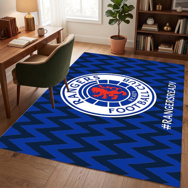 Rangers FC (14) Büurteppich Eleganter Bodenteppich für Büro Wohnzimmer Schlafzimmer und Innenräume