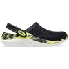 Crocs LiteRide 360 Marble Pattern Unisex Black EVA Breathable Outdoor Beach Clogs 207634-02K