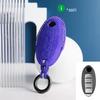 Car Key Case Cover Shell Keychain For Nissan Qashqai Juke J10 J11 X-Trail T32 T31 Kick Tiida Pathfinder For Nissan Suede Key Fob