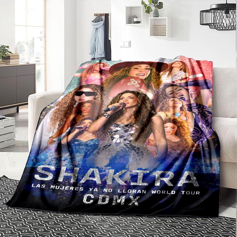 Shakira drukas flaneļa pleds Augstas kvalitātes