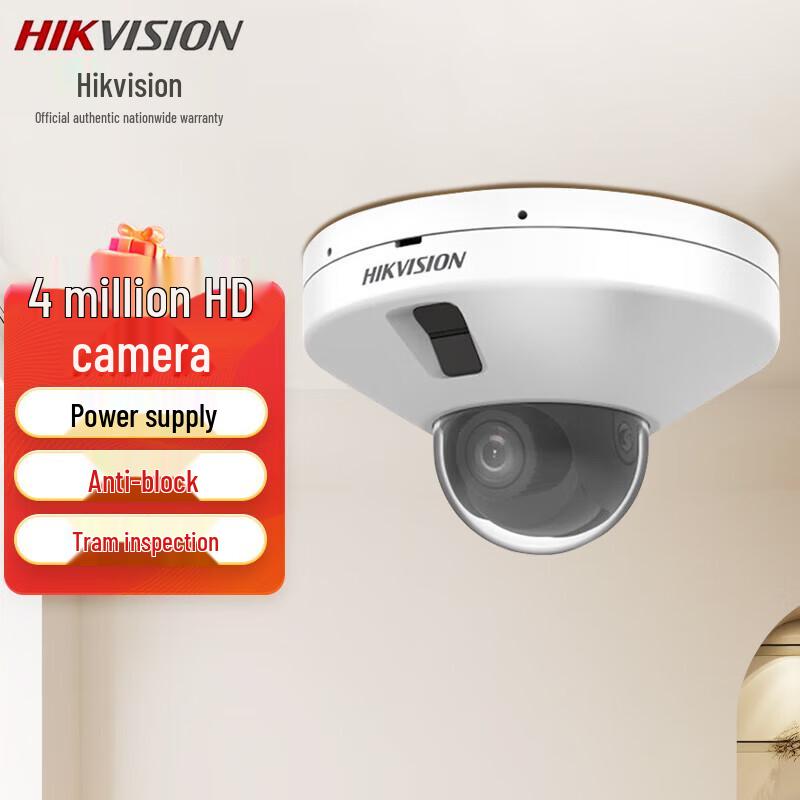 

Hikvision 4MP Elevator Dome Camera with EV Detection and Two-Way Audio (CN version)