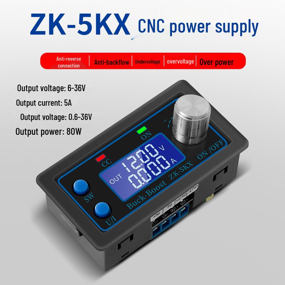 

5KX CNC 36V/5A/80W Автоматичний модуль Buck-Boost: Регульований блок живлення постійної напруги та струму