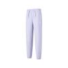 Comfortable Fashionable Versatile Lace-Up Cool Knit Sports Pants Women Pants Stone-Purple P225W152-00FW
