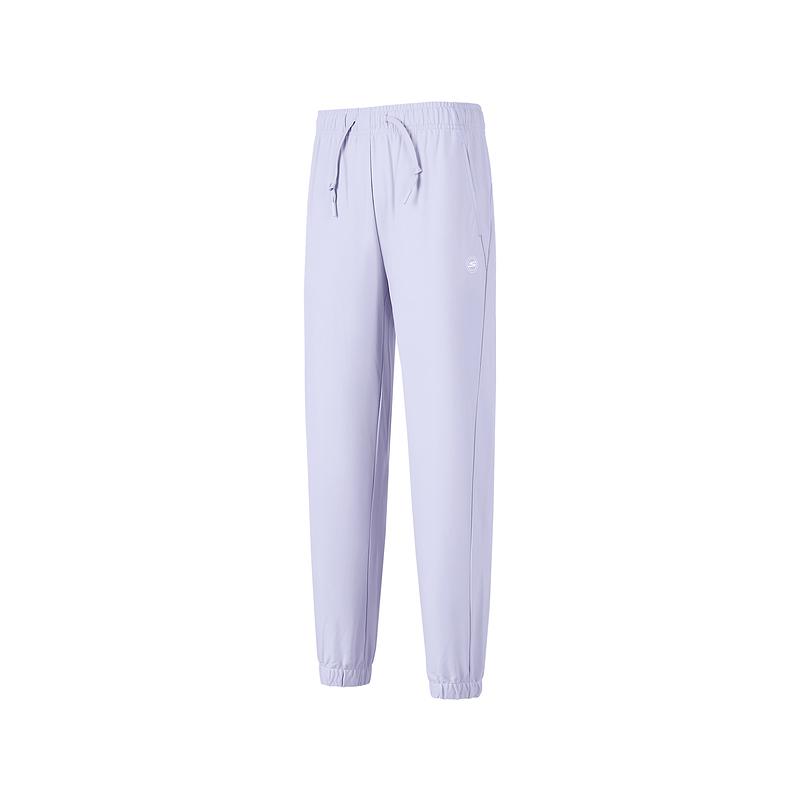 Skechers Comfortable Fashionable Versatile Lace-Up Cool Knit Sports Pants Women pants Stone-Purple P225W152-00FW S