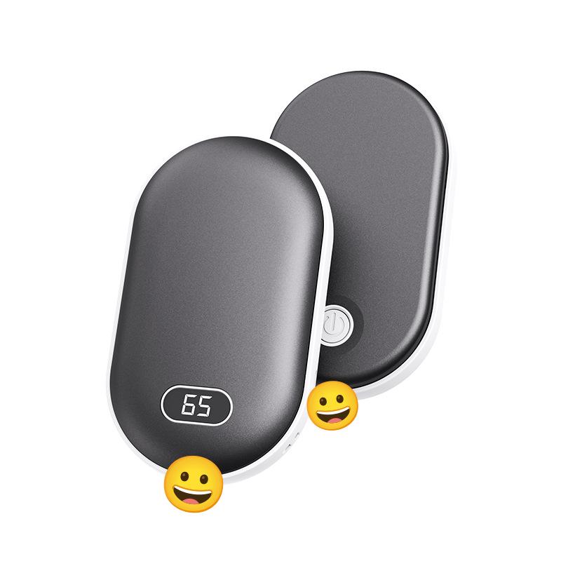 Rechargeable Digital Display Magnetic Hand Warmer & Power Bank
