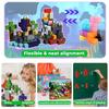 Non-Toxic Jungle World Famous Scene Magnetic Building Blocks Set Creative Sensory Model Stem Toys Diy Educational Gift For Kids