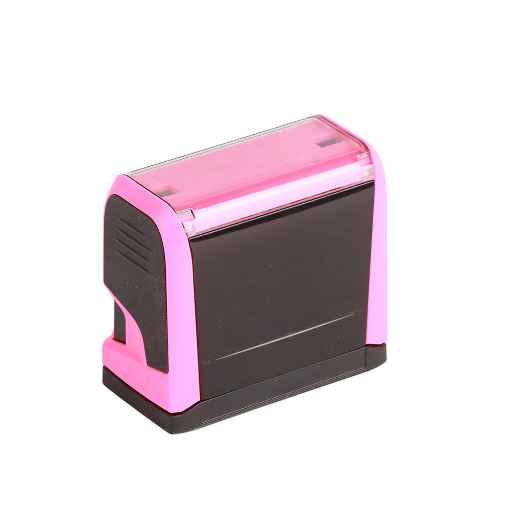 

Self Inking Stamp Plastic Blank Custom Text Pattern Printing Stamp for DIY Handicraft