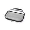 Front Mesh Pocket Toiletries Packaging Bag Transparent Zippered Hard Pouch  Small Items