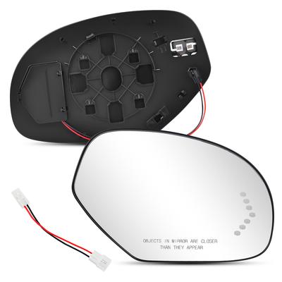 Heated Side Mirror Glass For 2007-2013 Cadillac Escalade Yukon Chevrolet Suburban Silverado GMC Sierra Tahoe Avalanche Sierra