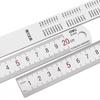 Deli 1pcs Metal Ruler 15cm 20cm 30cm Stainless Steel Straight Ruler Measuring Scale Ruler Art Accessories Office School Supplies
