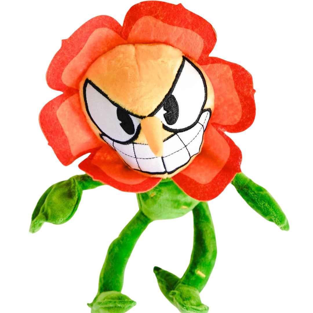 

Cagney Carnation Cuphead Mascot Plush Toy, Large, Extra Large, 30cm, with Ribbon Bag, Japan [Only 3 Left]