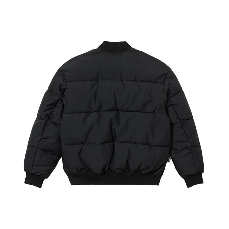 New Era × MLB New York Yankees Stile Coreano Minimalista Logo Ricamato Invernale Caldo con Zip Giacca in Cotone Unisex Nero 12866555