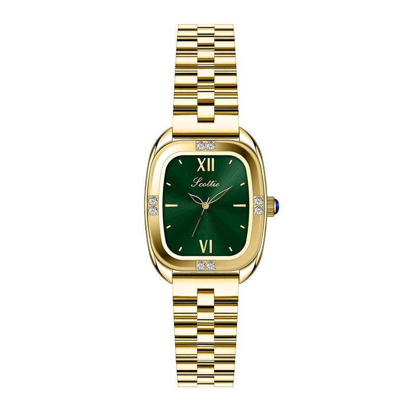 Watch Ladies Summer Women'S Watch Steel Belt Square Watch 9726