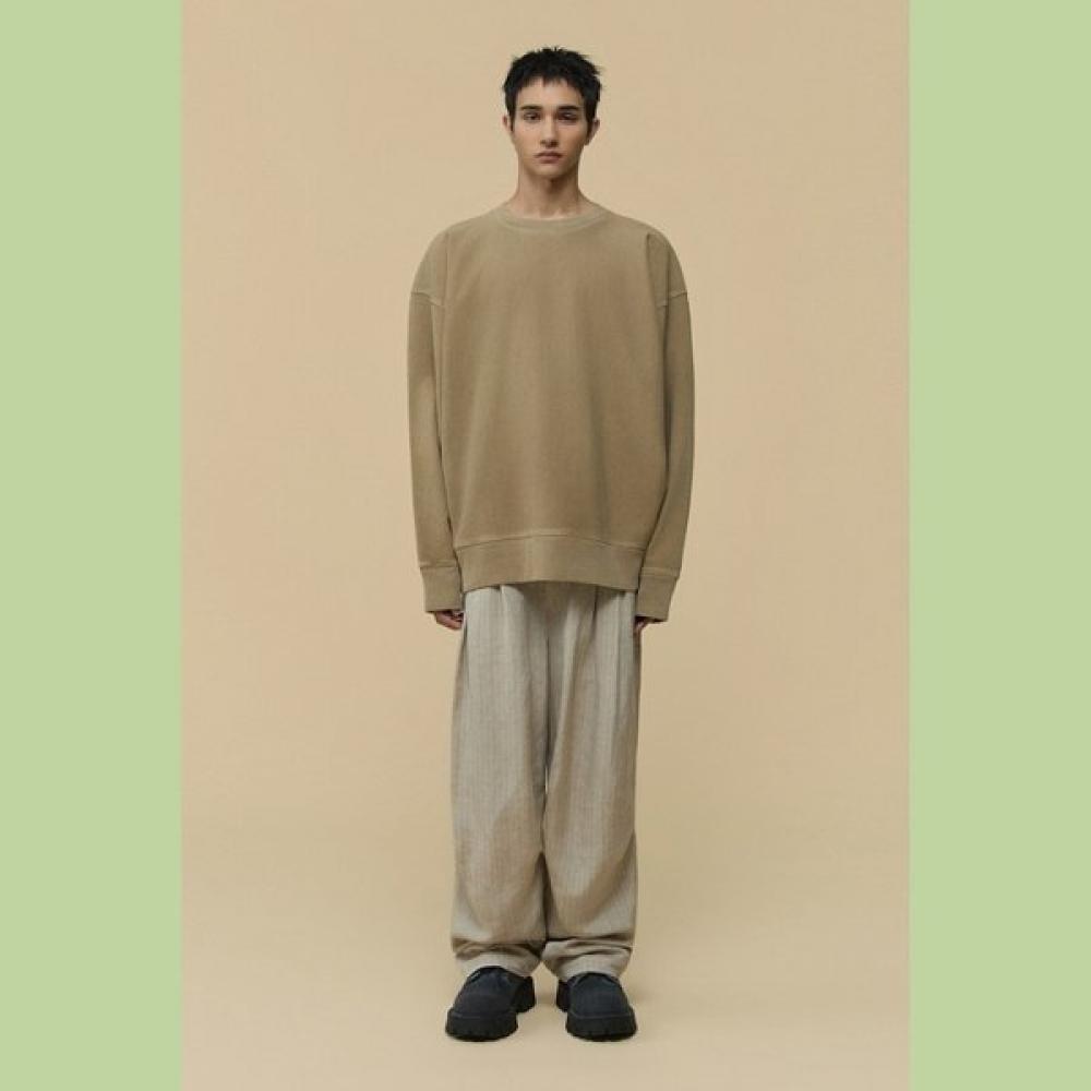 Customellow Beige Dyed Sweatshirt Cwtaw25991khx