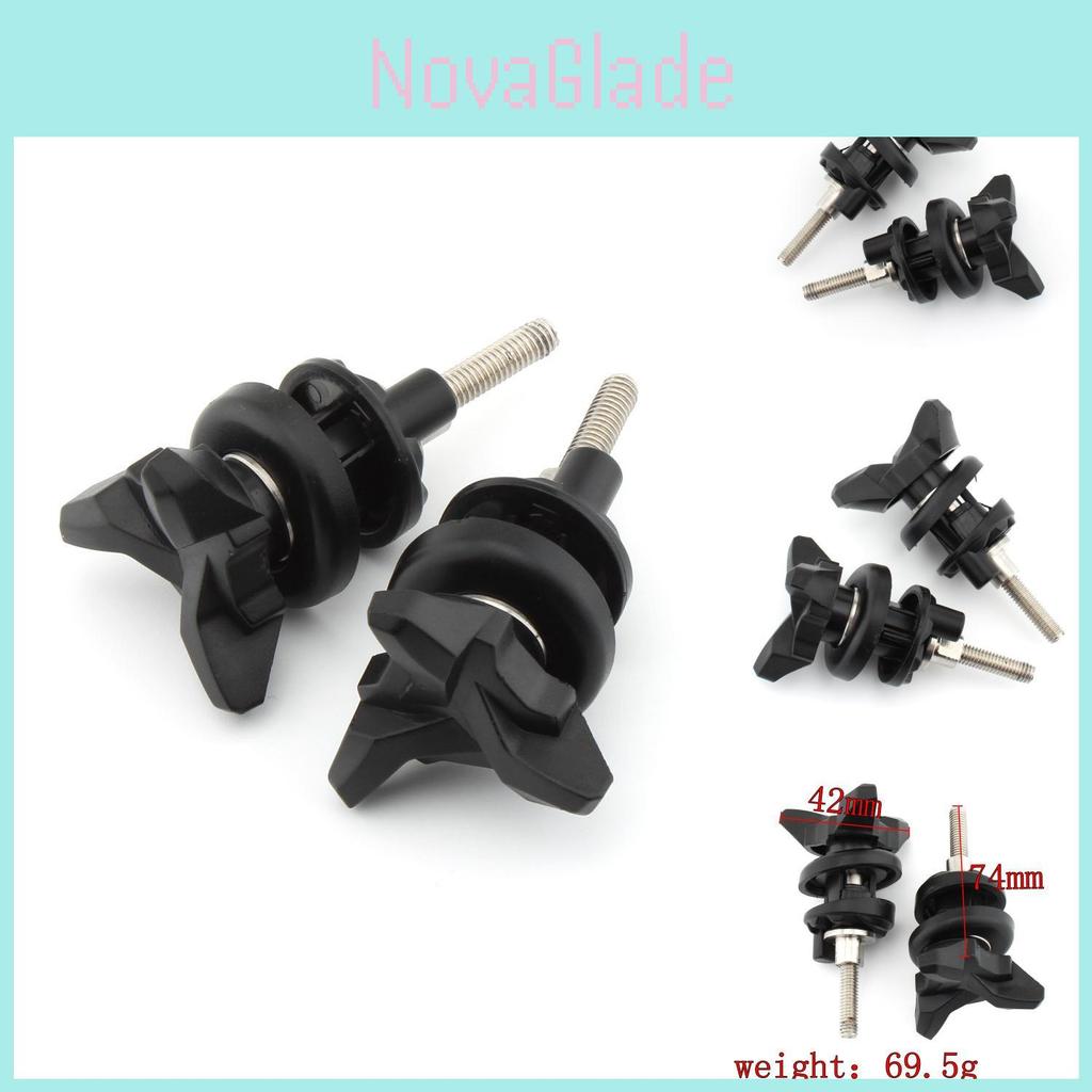 Premium Black Windshield Adjustment Screws For Bmw R1200gs Adv Motorcycle Models