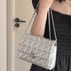 Sweet Cool Silver Messenger Bag Women  Summer Hot Girls Solid  Crossbody Bags Aesthetic Ladies HandBags