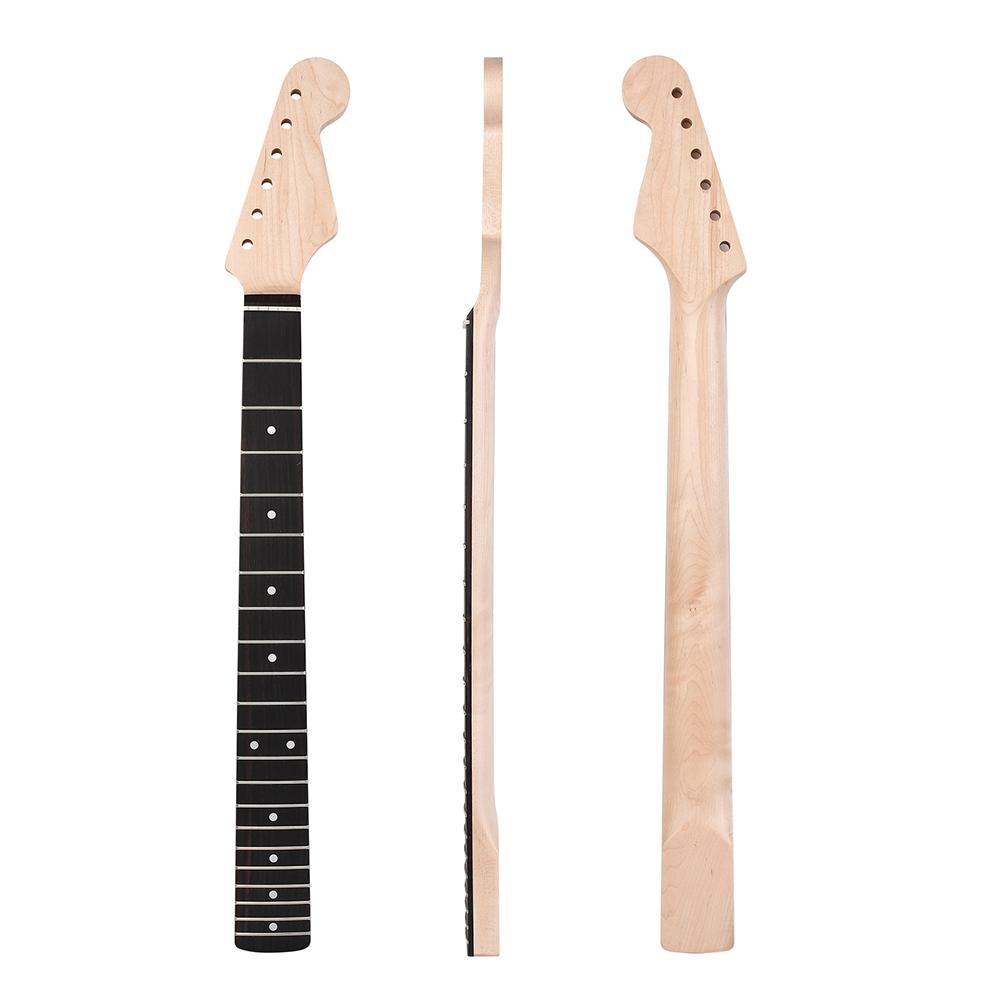 21-fret Maple St Electric Guitar Neck Rosewood Fretboard 9.5" Radius Music Instrument Replacement Parts