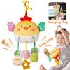 New Baby Bed Hanging Drawstring Toy Newborn Baby Stroller Toy Cute Animal Educational Toys Hand Grip Plush Bebe Fun Bedtime Toys