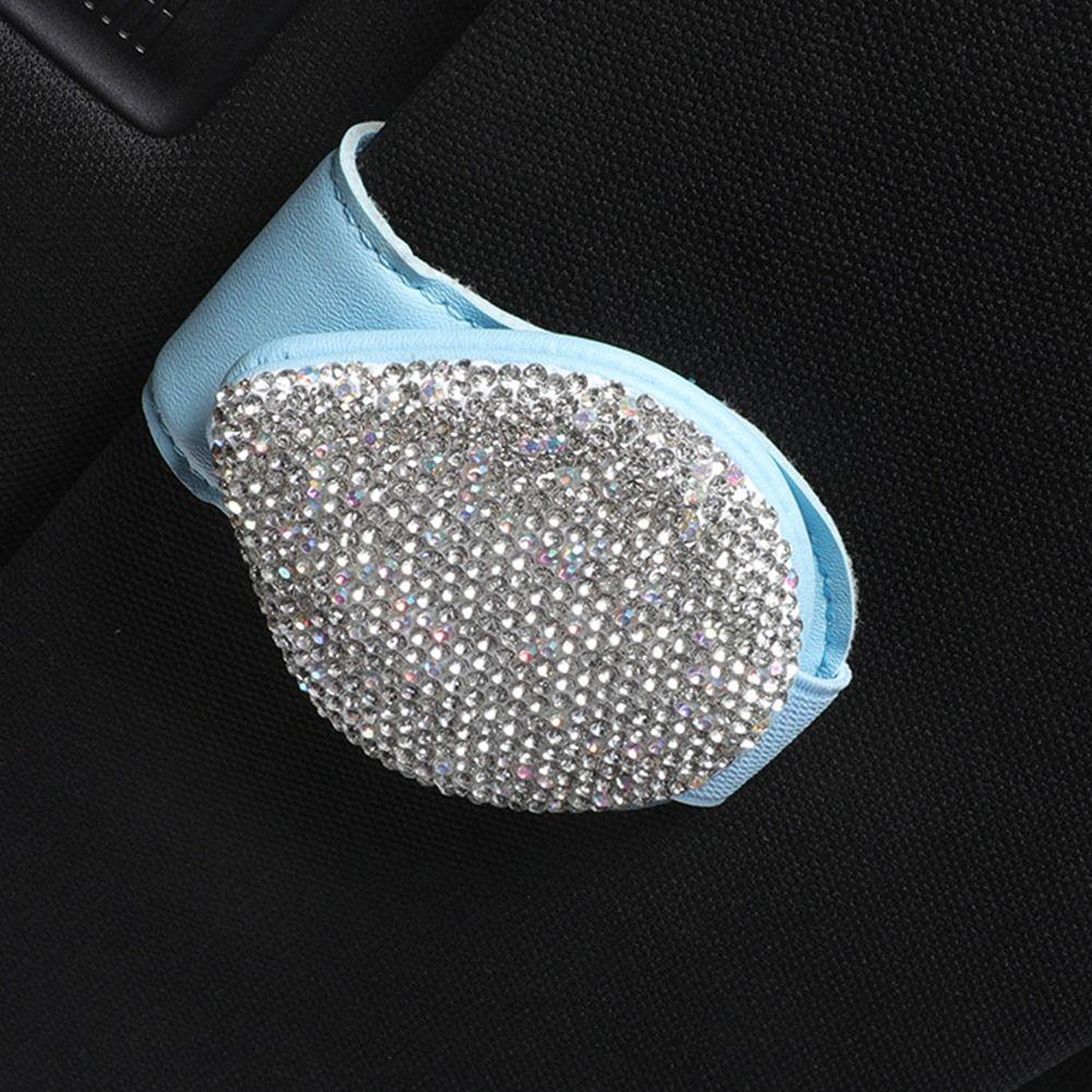 

Креативный держатель для очков Bling, роскошный держатель для очков, зажим для солнцезащитного козырька автомобиля black&colorful