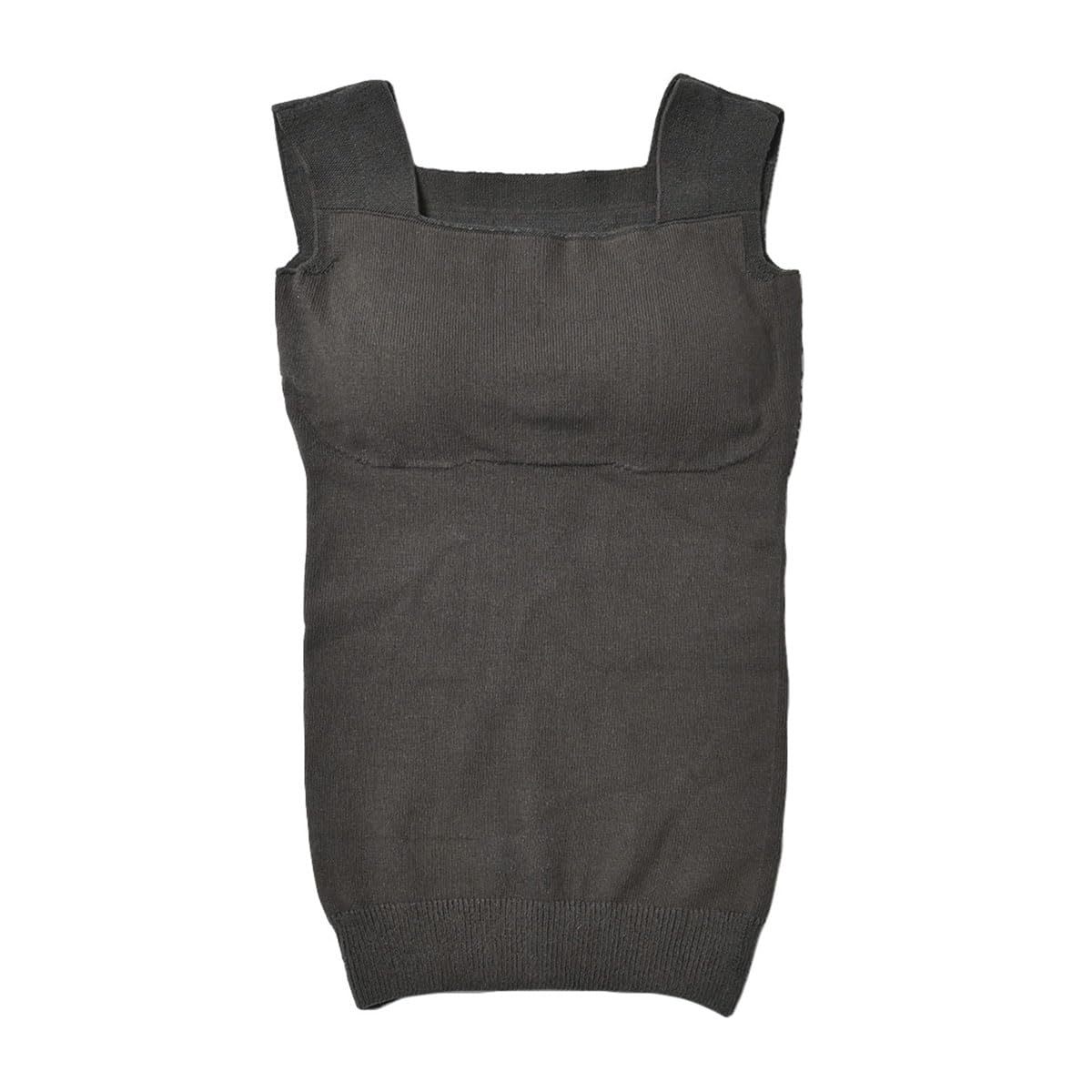

Onlabo Warming Organic Cotton Tank Top with Far Whole Made in One Dark Cups, Infrared, Garment, Japan, M-L (JP, Alphabet, Size, Gray)