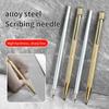 3Pcs Diamond Metal Marker Engraving Pen Tungsten Carbide Nib Stylus Pen for Glass Ceramic Metal Wood Engraving Hand Tools