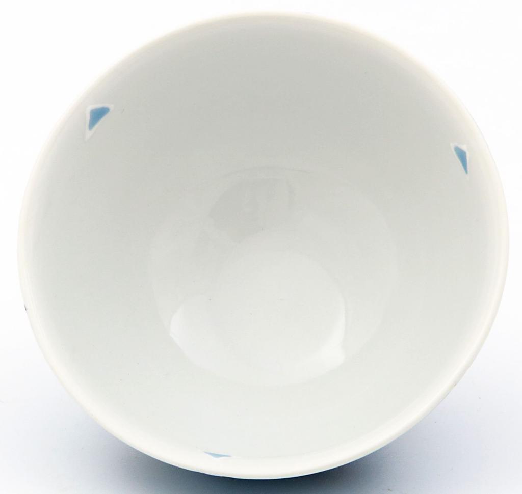 Hasami Ware Daishingama Colorful Hemp Leaf Rice Bowls (Pair) (Gift Boxed)