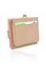 LASIEM Genuine Leather Women's Mini Bifold Wallet with Skimming Protection, Two-Tone Design, Box-Shaped Coin Purse, Bill and Coin Compartments Facing