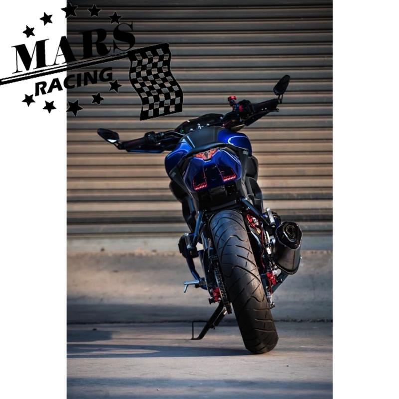 Motorcycle Carbon Fiber Pattern Tank Pad Sticker Tank Protect Cover Guard Fits For YAMAHA MT15 MT-15 Mt15