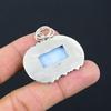 Natural Owyhee Blue Opal 925 Silver Daughter Birthday Handcrafted Unique Pendant