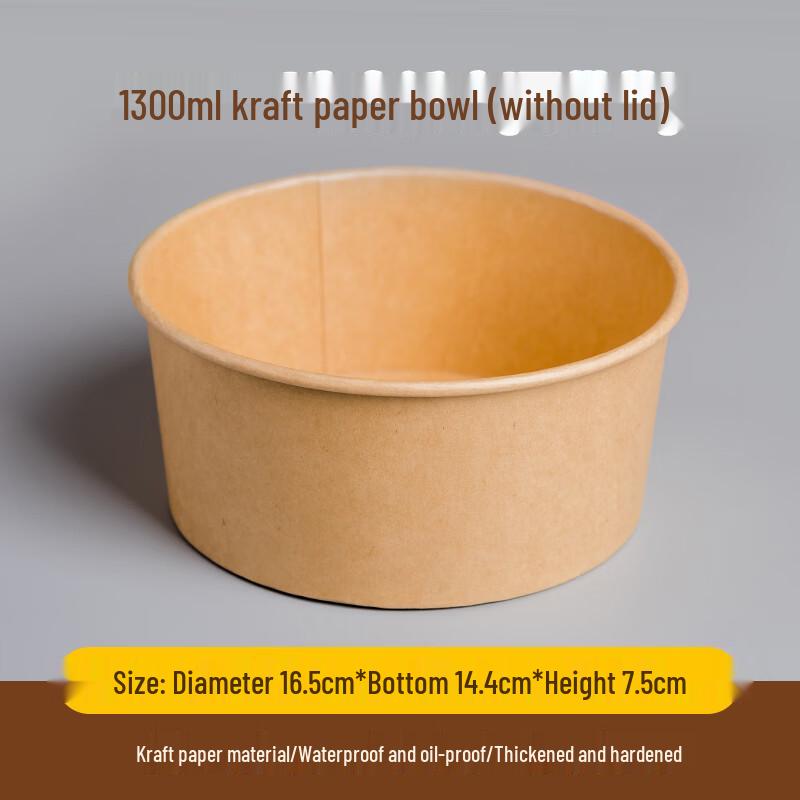

MOLUONA Kraft Paper Disposable Food Containers