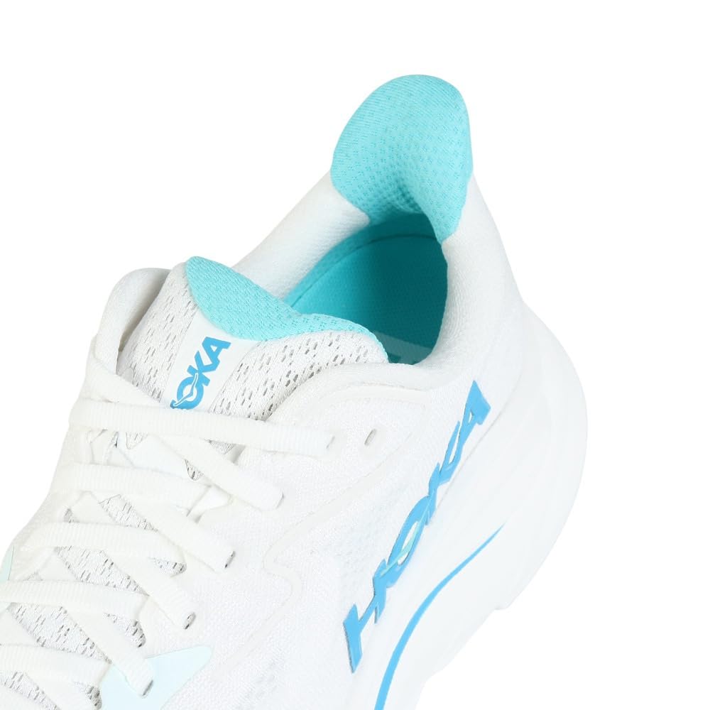 HOKA Clifton 10 Running Shoes Shoes/Jogging (1162030-WKY) (White/Blue/Size 25.0/Men's)