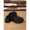 Belt Buckle High-heeled Fashion Boots 2025 Winter New Suede Block-heeled Booties