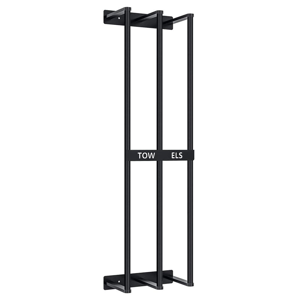 Bathroom Towel Storage Holder Space Metal Shower Room Towel Hanger Multifunctional Storage Organizer for Bathroom Accessories