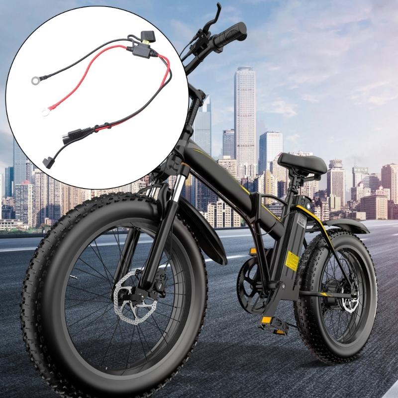 SAE To 8mm Circulet Terminal Wiring Harness 14AWG For Mower Charging System SAE Circulet Terminal Wiring Harness