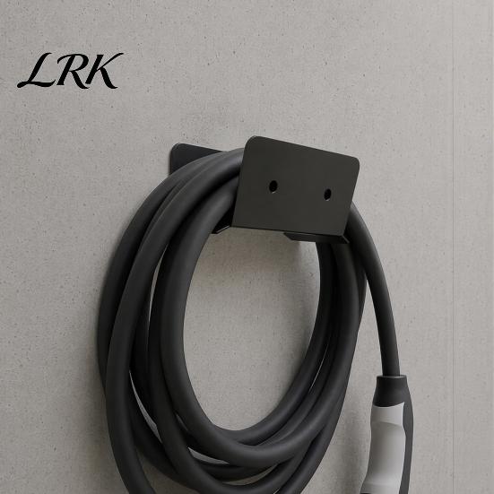 Cable Protector Bracket Vehicle Holder, Durable Stainless Steel Bracket, Wall Mount Space Saving Organizer EV Charger Keeps Thick Cables Neat