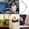 Multifunctional Triangular Sink Drainage Rack Filter Leftovers Strainer Anti-Clogging Hanging Net Drain Device Kitchen Tools