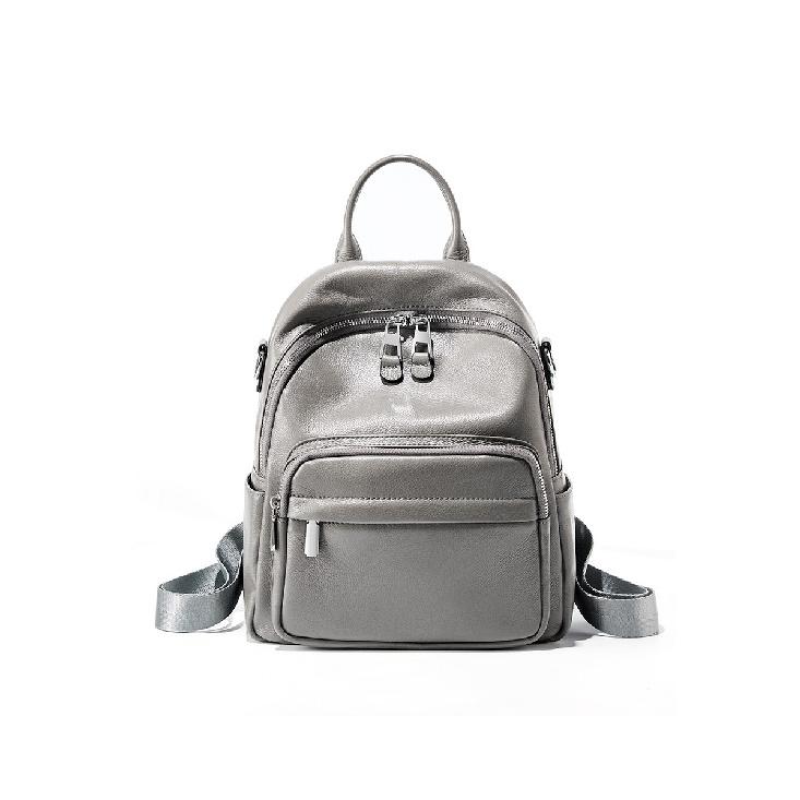 Large Capacity Commuter Women's Bag 2025 New Versatile Backpack Top Layer Cowhide Soft Leather Travel Backpack Genuine Leather Women's Bag