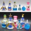 6Pcs Resin Molds for Perfume Bottle,Silicone Resin Casting Molds with Stopper Epoxy Molds Kit for DIY Perfume Bottles