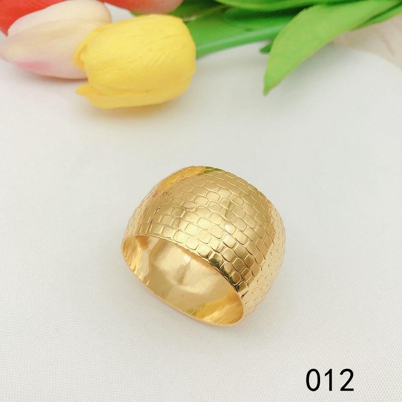 Silver Decorative Napkin Ring Holder for Weddings, Party Decoration, New, 12 Pcs per Lot