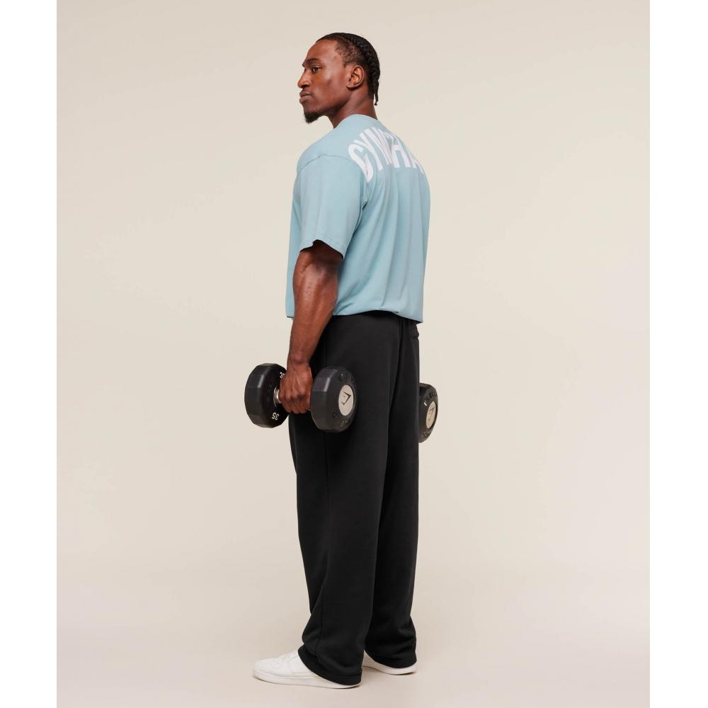 Gymshark Power T shirT Bench Blue A4b9w Udr4