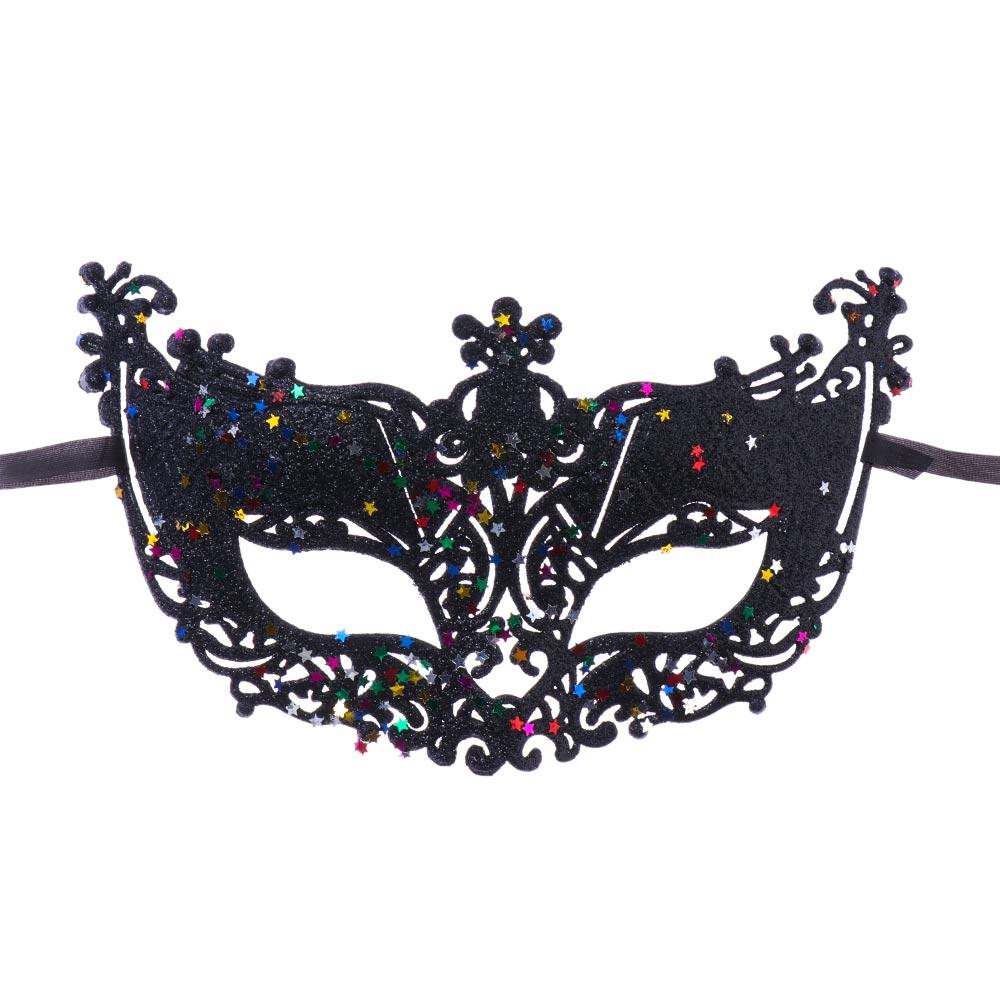 Glitzer Halloween Pailletten Kostüm Karneval Maskenball Maske Party Maske