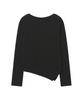 Syupeodeulai Women'S Cut-Off Long Sleeve Black Sdfilcq45Blk