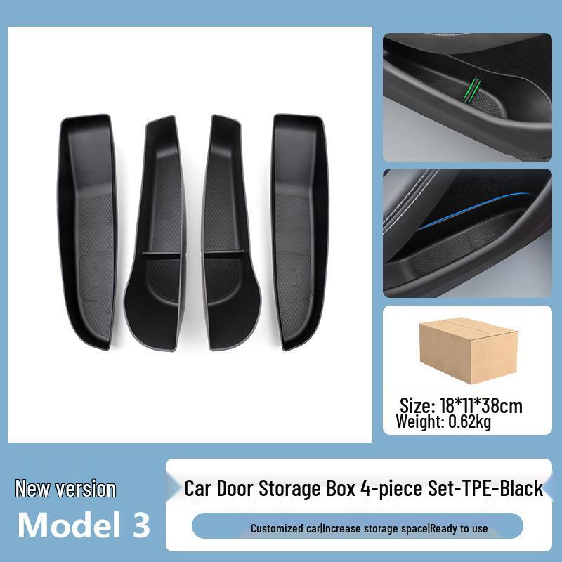 Tesla Model 3 Refresh Door Storage Box Organizer