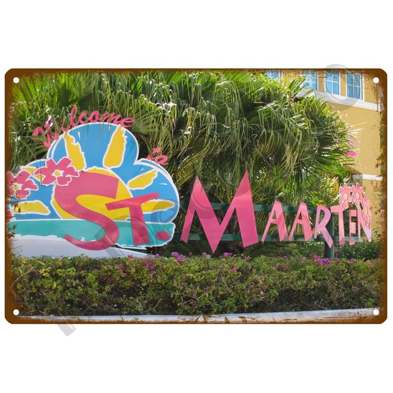 Retro Tin Sign Poster Garden Vintage Wall Poster Metal Sign Decorative Wall Plate Flower Plaque Metal Vintage Decor Accessories